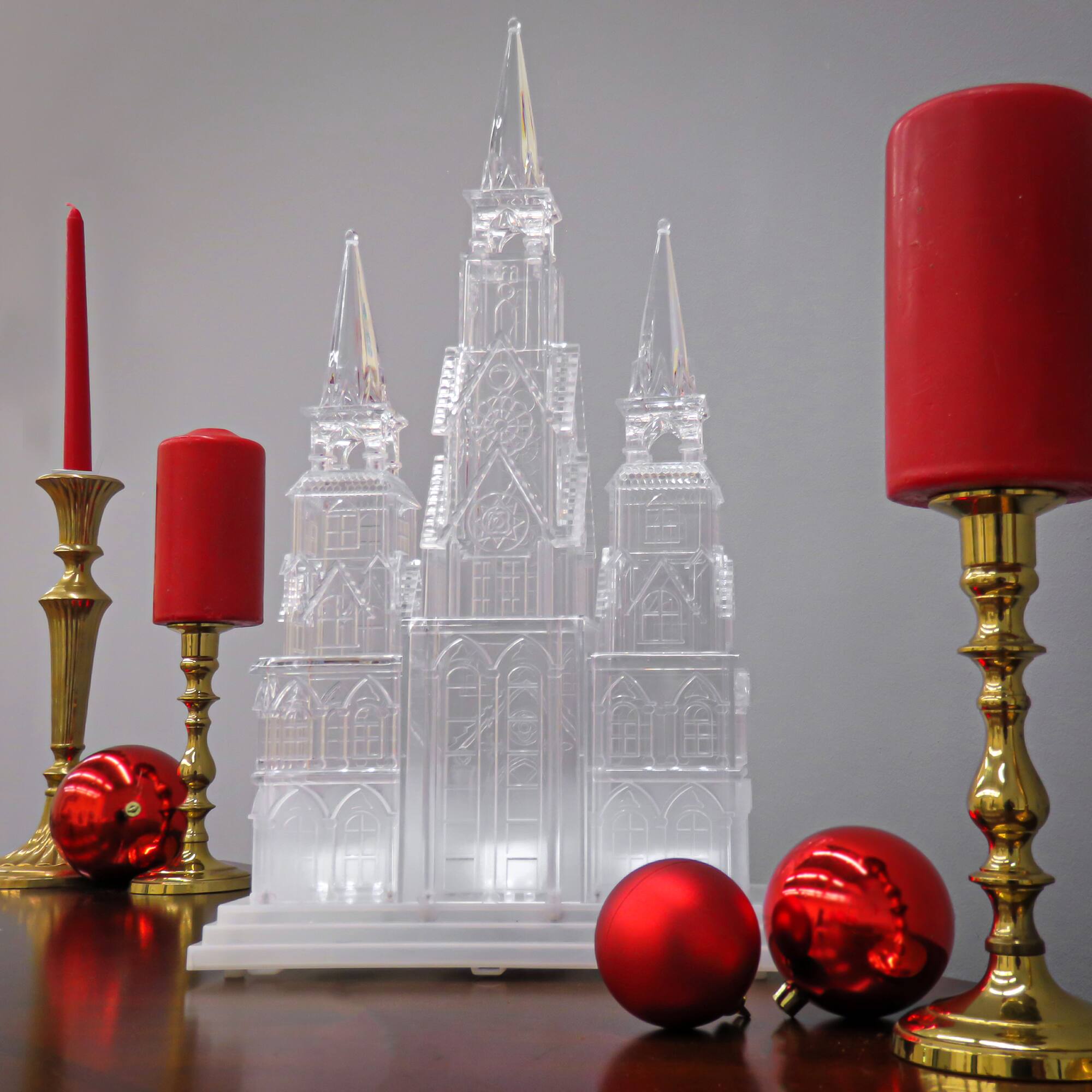 17" Pre-Lit Christmas Cathedral
